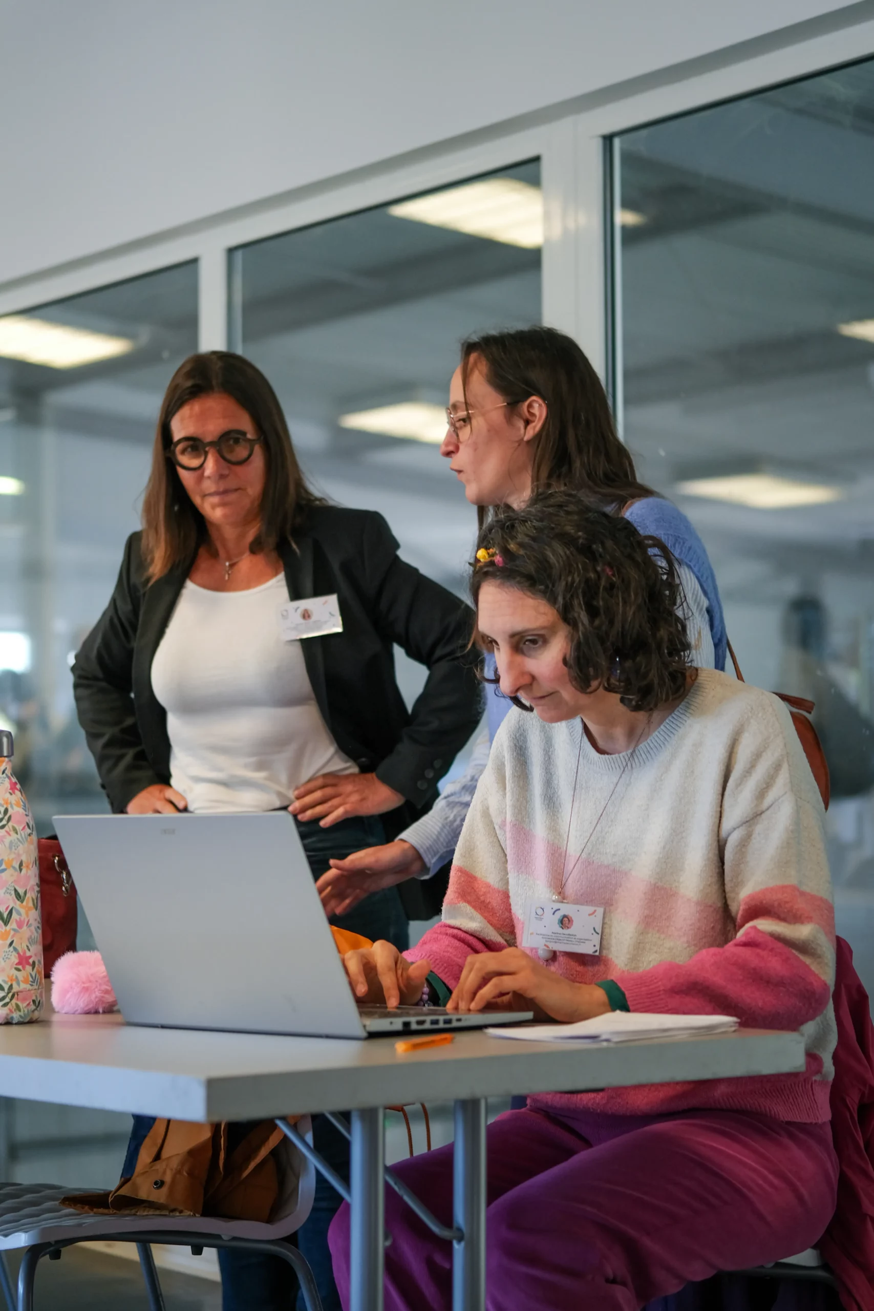 Daniela Tappaz Forgion qui travaille avec Marina et Alice d'Objectif Réseau